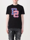 Dsquared2 T-shirt Aus Baumwolle Mit Logodruck In Black