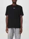 Dsquared2 Regular Fit Metal Logo Tee In Black