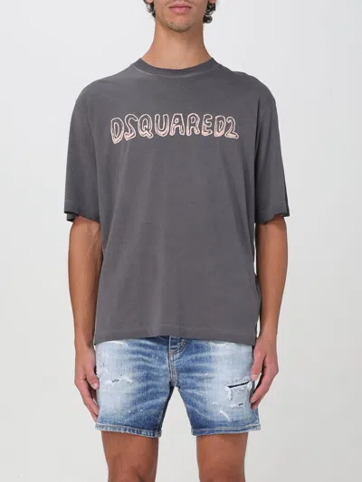 DSQUARED2 T-SHIRT DSQUARED2 MEN COLOR BLACK,G84837002