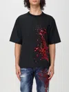 Dsquared2 Sequin-embellishment T-shirt In Schwarz