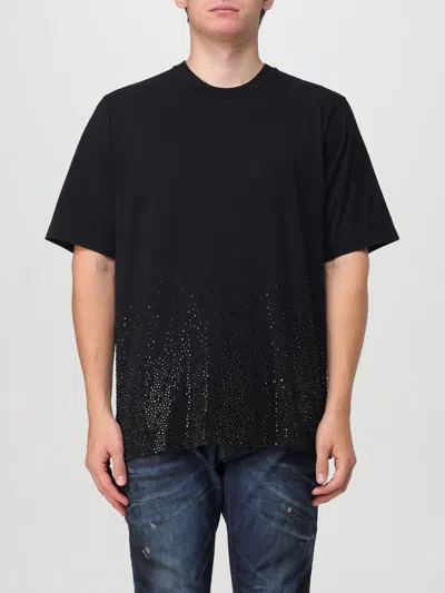 Dsquared2 Crystal-embellished T-shirt In Schwarz