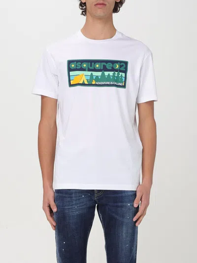 DSQUARED2 T-SHIRT DSQUARED2 MEN COLOR BLUE,G48874009