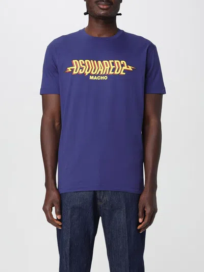Dsquared2 T-shirt  Men Color Blue