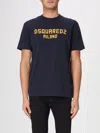 Dsquared2 Dsquared Men T-shirt With Logo In Animal Print