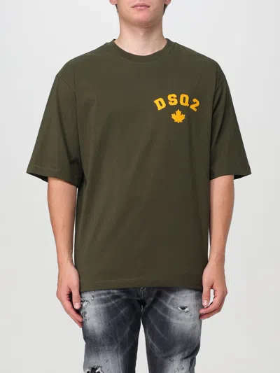 Dsquared2 T-shirt  Men Color Green In Grün