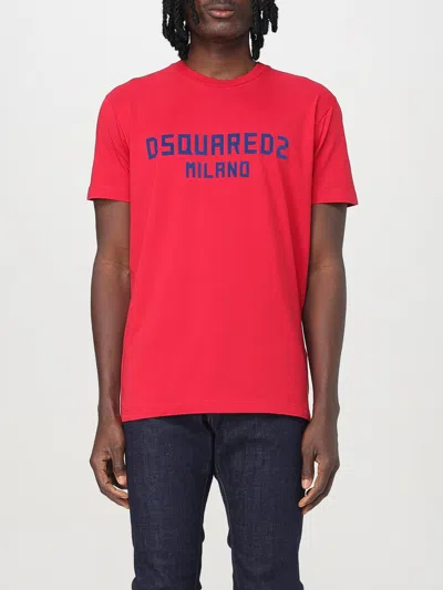 DSQUARED2 T-SHIRT DSQUARED2 MEN COLOR RED,423004014