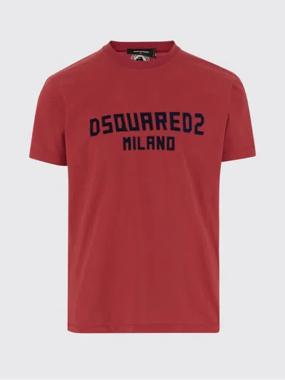 Dsquared2 T-shirt  Men Color Ruby In Red