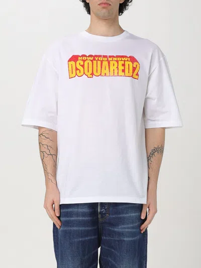DSQUARED2 T-SHIRT DSQUARED2 MEN COLOR WHITE,422986001