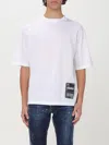 Dsquared2 Logo Patch Crewneck T-shirt In White