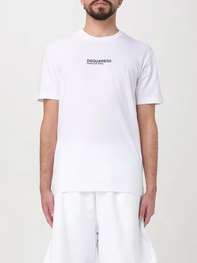 DSQUARED2 T-SHIRT DSQUARED2 MEN COLOR WHITE,G53395001