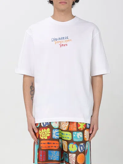 Dsquared2 T-shirt  Men Color White