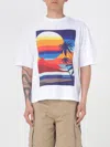 Dsquared2 Summer Lovers Cotton T-shirt With Multicolor Print