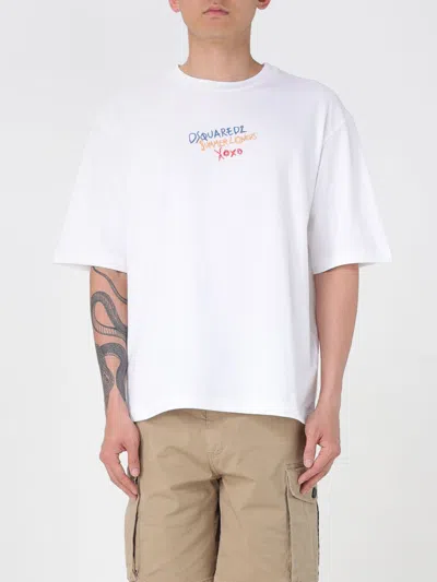 DSQUARED2 T-SHIRT DSQUARED2 MEN COLOR WHITE,G92545001