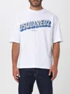 Dsquared2 Graphic Logo Oversized T-shirt In White