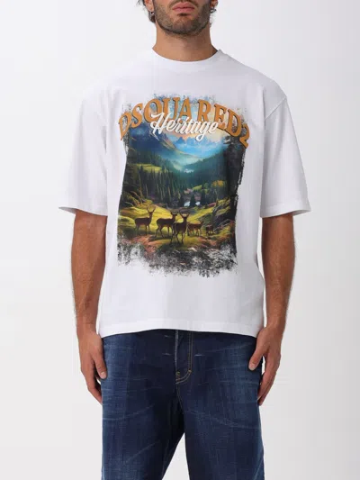 DSQUARED2 T-SHIRT DSQUARED2 MEN COLOR WHITE,H21868001