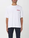 Dsquared2 Loose-fit Tee With Classic Crew Neckline In White