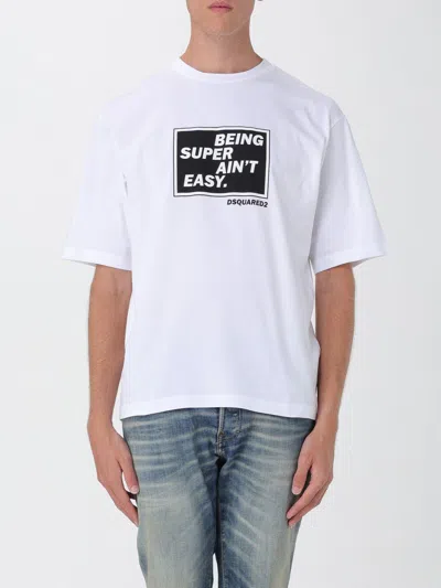 DSQUARED2 T-SHIRT DSQUARED2 MEN COLOR WHITE,H40040001