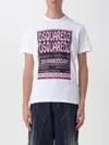 Dsquared2 Fashion Show Graphic Print T-shirt In White