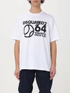 Dsquared2 Dsquared White Cotton Oversize T Shirt In White