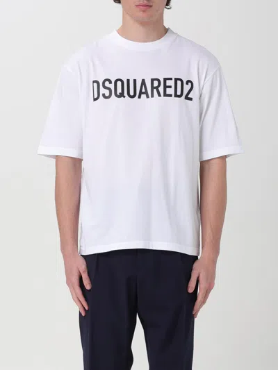 Dsquared2 Dsquared Man T-shirt In White