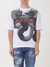 Dsquared2 Dragon-print Cotton T-shirt In White
