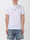 Dsquared2 Classic Cotton Jersey T-shirt With Mini Logo Print In White