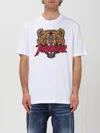 Dsquared2 Man T-shirt White Size L Cotton In 白色