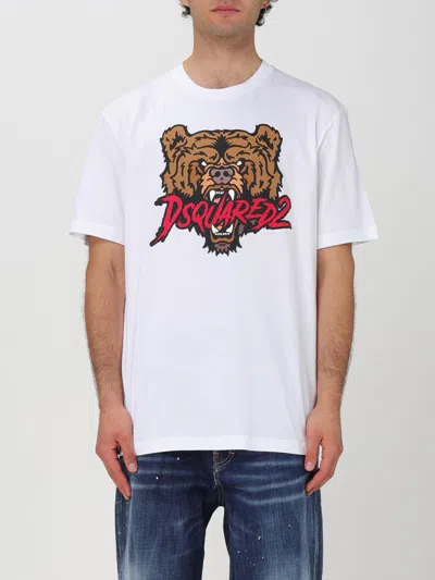 DSQUARED2 T-SHIRT DSQUARED2 MEN COLOR WHITE,F71619001