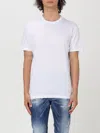 Dsquared2 Man T-shirt White Size L Cotton In White