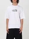 Dsquared2 White Cotton T-shirt With Dsq2 Logo In White