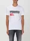 Dsquared2 Cotton Jersey Logo T-shirt In White