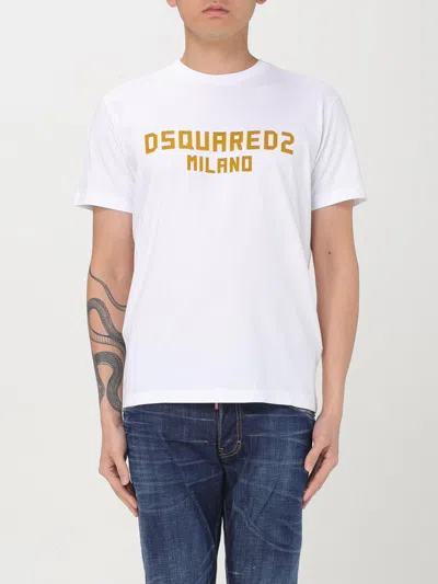 Dsquared2 T-shirt  Herren Farbe Weiss