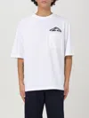 Dsquared2 Crew-neck T-shirt Chest Pocket In Weiss