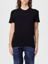 Dsquared2 T-shirt  Woman Color Black In Black