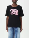 Dsquared2 Logo-print Cotton T-shirt In Black