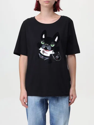Dsquared2 T-shirt  Woman Color Black In Schwarz