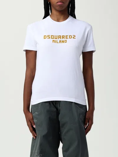 Dsquared2 T-shirt  Damen Farbe Weiss In White