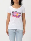 Dsquared2 Crew Neck Good Vibes Printed T-shirt In White