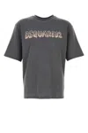 Dsquared2 Dsquared Dark Grey Cotton T-shirt In Grey