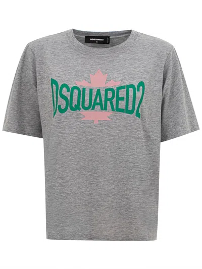 Dsquared2 T-shirt Grigia Melange