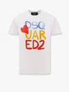 Dsquared2 Just Right T-shirt In Bianco