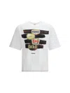 Dsquared2 Men T-shirt In Cotton With Graphic Print In White