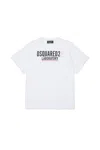 Dsquared2 T-shirt In Jersey Con Logo Laboratory In White