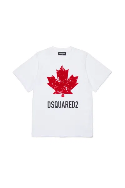 Dsquared2 T-shirt In Jersey Con Logo Sport