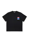 Dsquared2 T-shirt In Jersey Con Patch Logo In Black