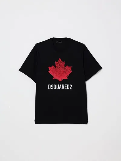 Dsquared2 Kids' T-shirt  Kinder Farbe Schwarz In Black