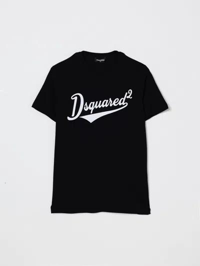 Dsquared2 Kids' T-shirt  Kinder Farbe Schwarz In Black