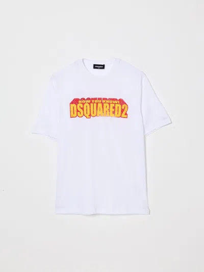 Dsquared2 Kids' T-shirt  Kinder Farbe Weiss In White