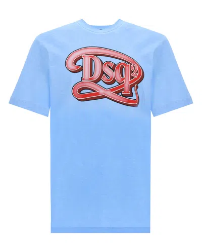 Dsquared2 T-shirt In Lightblue