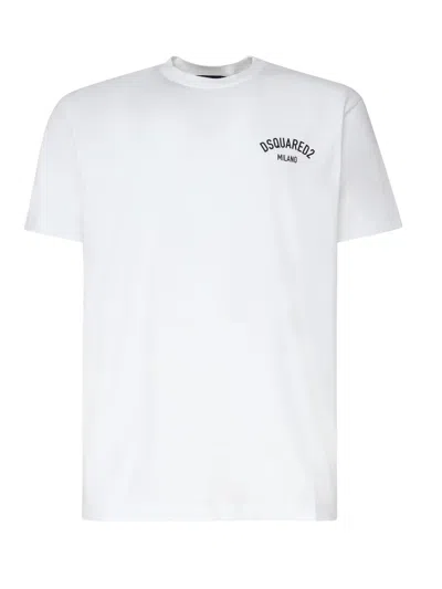 Dsquared2 T-shirt Logo Cotton In White